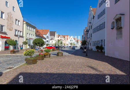 Aichach, petite ville de l'Allemagne Banque D'Images