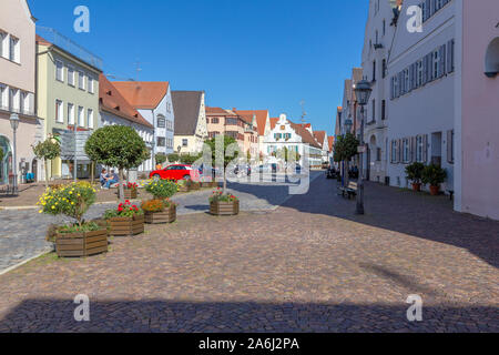 Aichach, petite ville de l'Allemagne Banque D'Images