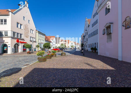 Aichach, petite ville de l'Allemagne Banque D'Images