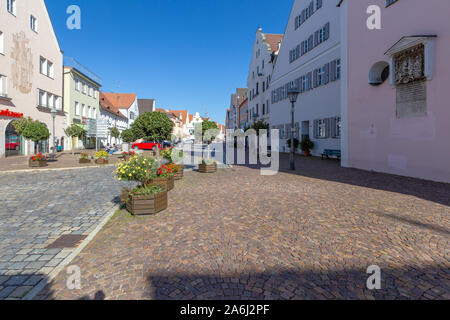 Aichach, petite ville de l'Allemagne Banque D'Images