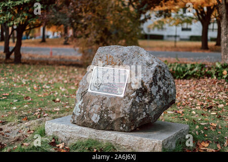 Salem, Oregon - 27 octobre 2019 : Scène de Oregon State Capitol State Park en automne Banque D'Images