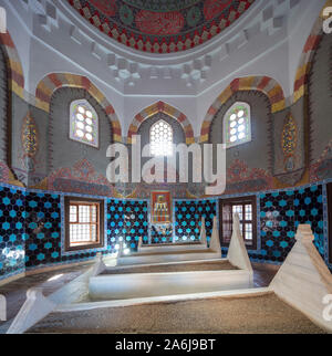 Tombe de Shehzade Mahmud fils de Bayezid II, Muradiye Complex, Bursa, Turquie Banque D'Images
