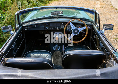 Voiture de sport MG Vintage Banque D'Images