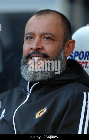 Newcastle, Royaume-Uni. 27 Oct, 2019. Nuno Espirito Santo, Wolverhampton Wanderers Fc Manager 2019 : Crédit photo Allstar Bibliothèque/Alamy Live News Crédit : Allstar Photo Library/Alamy Live News Banque D'Images