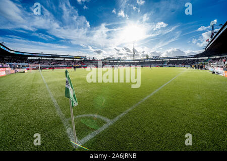 ROTTERDAM - Sparta - Utrecht , Football , Championnat , Sparte stadium het kasteel , 27-10-2019 , saison 2019/2020 Aperçu , Stade Sparta Banque D'Images