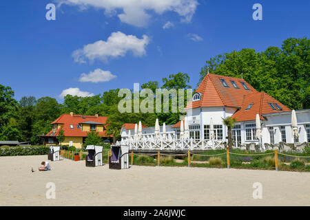 Seebad, Seestraße, Bad Saarow, Brandenburg, Allemagne Banque D'Images