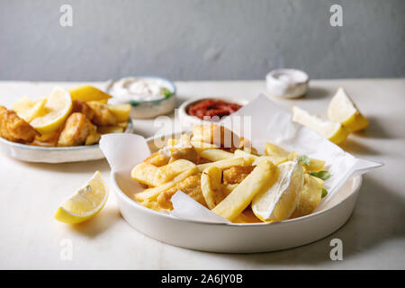 Classic fish and chips Banque D'Images