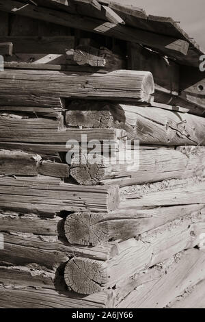 Des images d'un ranch abandonné (Ville fantôme) en milieu rural Sweetwater County, Wyoming, USA. Banque D'Images