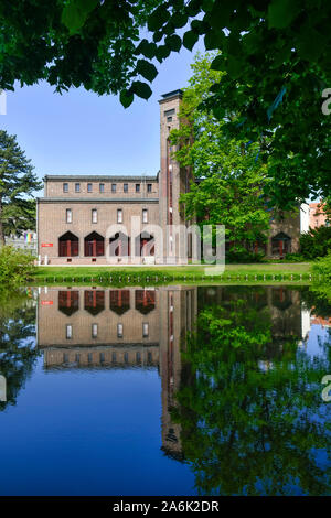 Brandenburgisches Landesmuseum für Moderne Kunst, ehemaliges Dieselkraftwerk, Am Amtsteich, Cottbus, Brandebourg, Allemagne Banque D'Images