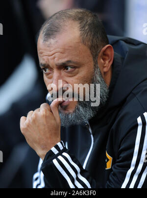 Newcastle, Royaume-Uni. 27 Oct, 2019. Nuno Espirito Santo, Wolverhampton Wanderers Fc Manager 2019 : Crédit photo Allstar Bibliothèque/Alamy Live News Crédit : Allstar Photo Library/Alamy Live News Banque D'Images