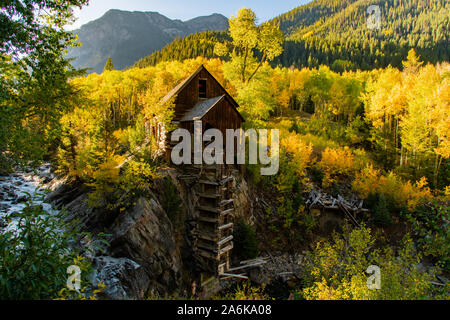 L'emblématique usine de cristal dans les montagnes du Colorado Banque D'Images