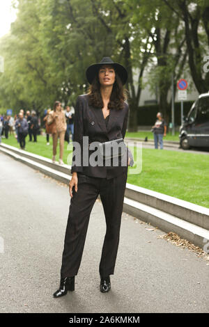 Ilaria Capponi assister au spectacle Armani pendant la semaine de la mode de Milan 19 septembre 2019 Banque D'Images