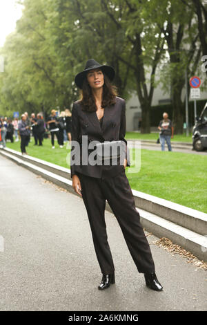 Ilaria Capponi assister au spectacle Armani pendant la semaine de la mode de Milan 19 septembre 2019 Banque D'Images