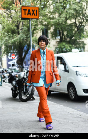 Maria Bernad assister au spectacle Armani pendant la semaine de la mode de Milan 19 septembre 2019 Banque D'Images