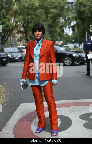 Maria Bernad assister au spectacle Armani pendant la semaine de la mode de Milan 19 septembre 2019 Banque D'Images