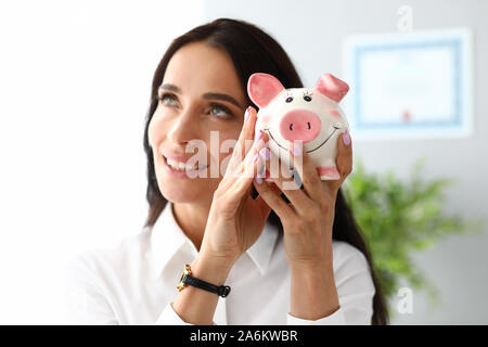 Femme et figure en céramique Banque D'Images