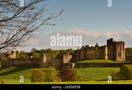 Château d'Alnwick, Northumberland, Angleterre Banque D'Images