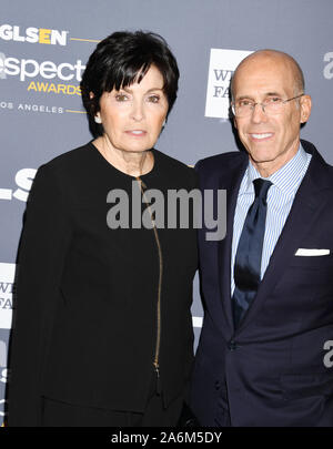 Los Angeles, CA - le 25 octobre : Marilyn Katzenberg Jeffrey Katzenberg et assister à la remise des Prix 2019 GLSEN Respect du Beverly Wilshire Four Seasons Hotel le 25 octobre 2019 à Beverly Hills, Californie. Banque D'Images