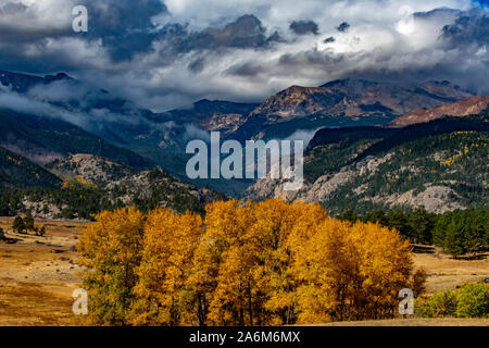 Un magnifique paysage de Rocky Mountain National Park, Colorado Banque D'Images