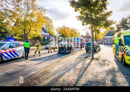 EINDHOVEN, Pays-Bas. 27 Oct, 2019. dutchnews, homme quitte gas appuyez sur Ouvrir et est blessé en police pursuit : Crédit Photos Pro/Alamy Live News Banque D'Images