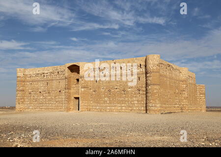 Qasr Al Kharana, Umayyad Période Desert Castle, Amman Goverorate, Jordanie, Moyen-Orient Banque D'Images