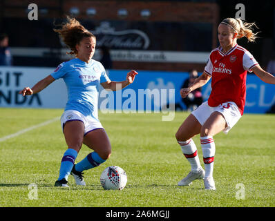 Manchester, UK. 27 Oct, 2019. Manchester, Angleterre - 27 OCTOBRE : Matilde Mota Veiga Santiago Fidalgo de Manchester City au cours de la Barclays Women's WFC super match de championnat entre Arsenal et Manchester City femmes Femmes à Meadow Park Stadium le 27 octobre 2019 à Borehamwood, Angleterre : Crédit photo Action Sport/Alamy Live News Banque D'Images