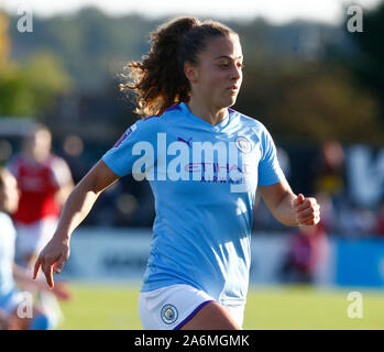 Manchester, UK. 27 Oct, 2019. Manchester, Angleterre - 27 OCTOBRE : Matilde Mota Veiga Santiago Fidalgo de Manchester City au cours de la Barclays Women's WFC super match de championnat entre Arsenal et Manchester City femmes Femmes à Meadow Park Stadium le 27 octobre 2019 à Borehamwood, Angleterre : Crédit photo Action Sport/Alamy Live News Banque D'Images