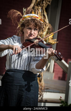 Landis Valley Farm Museum, l'artisanat jours, Lancaster, PA.Reenactors & mobilier articles historiques. Banque D'Images