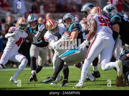 Santa Clara, CA, USA. 27 Oct, 2019. Lors d'un match au stade de Levi's le dimanche, Octobre 27, 2019 à Santa Clara. Crédit : Paul Kitagaki Jr./ZUMA/Alamy Fil Live News Banque D'Images
