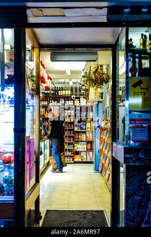 Je Camisa & Son Italian Deli à Soho, Londres, UK Banque D'Images