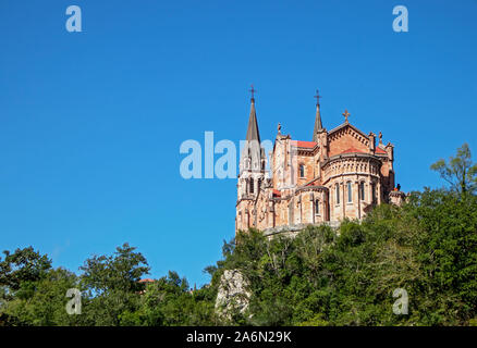 Basilique de Santa Maria, Covadonga, dans les Asturies, Espagne Banque D'Images