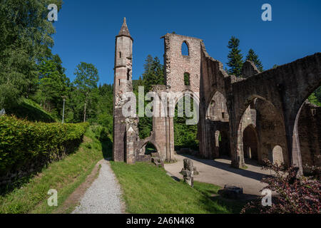 Ruines du monastère Allerheiligen, all saints, près de Oppenau, dans la Forêt Noire, Allemagne Banque D'Images