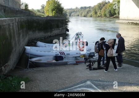 Jour TEVERE - ROMA - TIBERIS - 28/10/2019 Banque D'Images