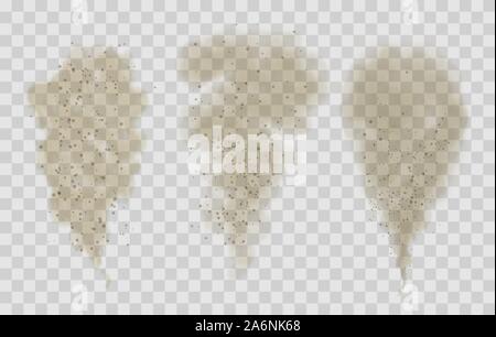 Jeu de fumée de sable Illustration de Vecteur