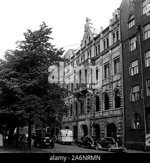 La Maison de la Radio de la Radiotélévision finlandaise à Helsinki, Street View, 1930. Banque D'Images