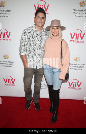 Californie, USA. 27 Oct, 2019. Tom Sandoval, Ariana, Madix à Elizabeth Glaser Pediatric AIDS Foundation's 30e l'heure des héros festival familial à Smashbox Studios à Culver City, Californie le 27 octobre 2019. Credit : MediaPunch Inc/Alamy Live News Banque D'Images