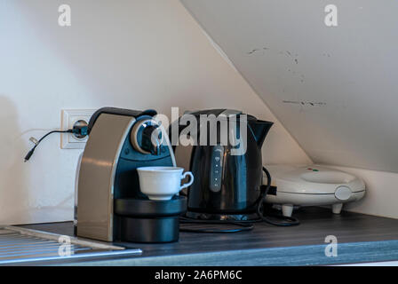 Machine à café Nespresso dans une cuisine Banque D'Images