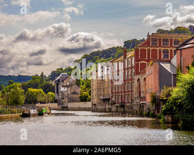 Rivière Avon, baignoire, Somerset, Royaume-Uni. Banque D'Images