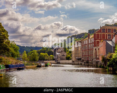 Rivière Avon, baignoire, Somerset, Royaume-Uni. Banque D'Images