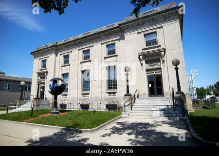 Ancien bureau de poste et le siège de lhp appartements maintenant Columbus Indiana USA Banque D'Images