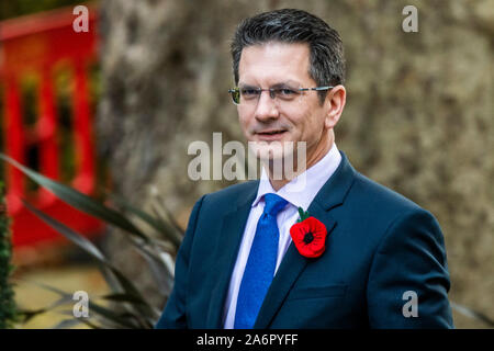 Londres, Royaume-Uni. 28 Oct, 2019. Steve Baker MP, de l'ERG, le groupe arrivant à n°10 Downing Street, Londres. Crédit : Guy Bell/Alamy Live News Banque D'Images