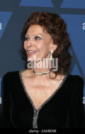 Le 27 octobre 2019, Los Angeles, CA, USA : LOS ANGELES - OCT 27 : Sophia Loren à la 11e édition annuelle des Prix des Gouverneurs au Kodak Theater Le 27 octobre 2019 à Los Angeles, CA (crédit Image : © Kay Blake/Zuma sur le fil) Banque D'Images