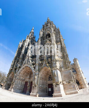 Europe, France, Grand Est, de l'Epine, la Basilique Notre-Dame de l'épine Banque D'Images