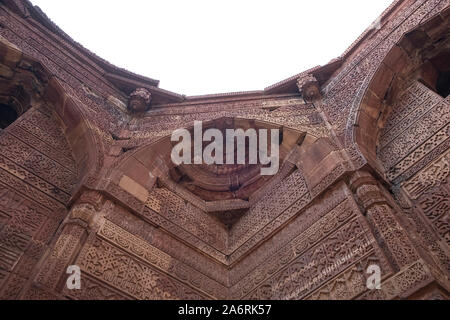 Tombe d'Iltutmish construit 1235 | CE | Qutb Minar Complex Banque D'Images