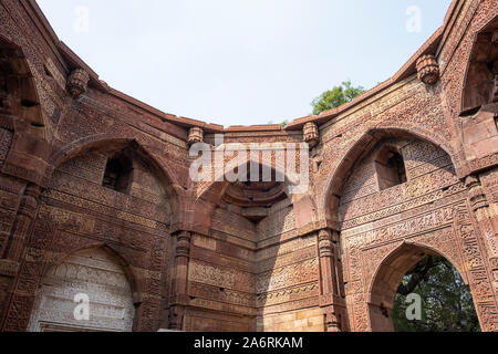 Tombe d'Iltutmish construit 1235 | CE | Qutb Minar Complex Banque D'Images