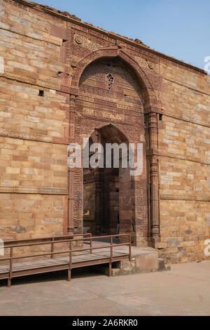 Tombe d'Iltutmish construit 1235 | CE | Qutb Minar Complex Banque D'Images