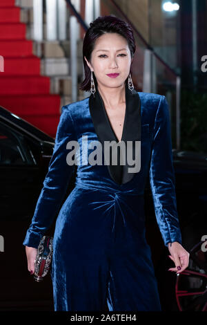 L'actrice Miriam Yeung Hong Kong arrive à la cérémonie d'ouverture du Festival International du Film de Tokyo 2019. Banque D'Images