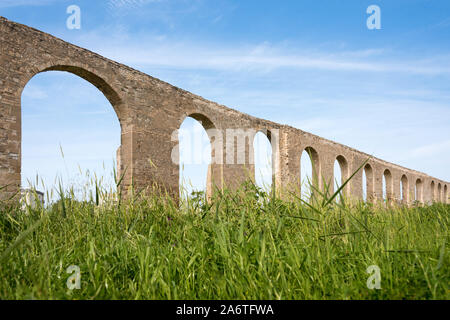 62164 aqueduc antique à Larnaca, Chypre. Ancien aqueduc romain Banque D'Images