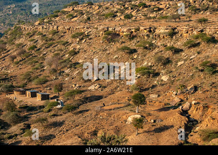 Le paysage rural du KwaZulu Natal en Afrique du Sud Banque D'Images