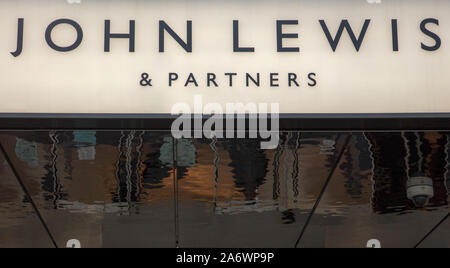 John Lewis Logo magasins. Banque D'Images